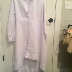Button up shirt dress